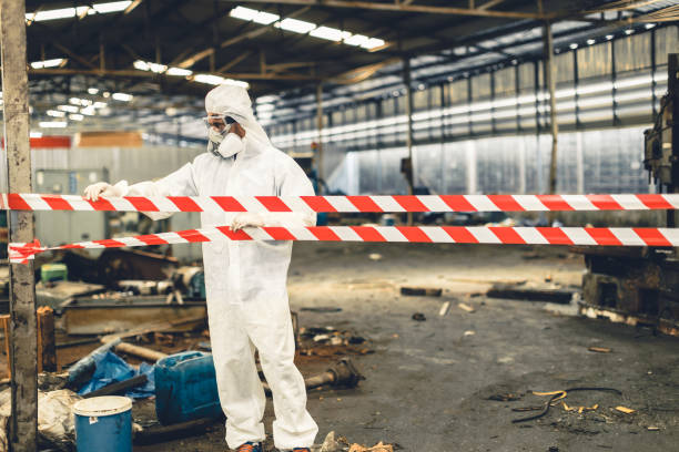 Professional Crime Scene Cleanup technician working in Gas City, IN